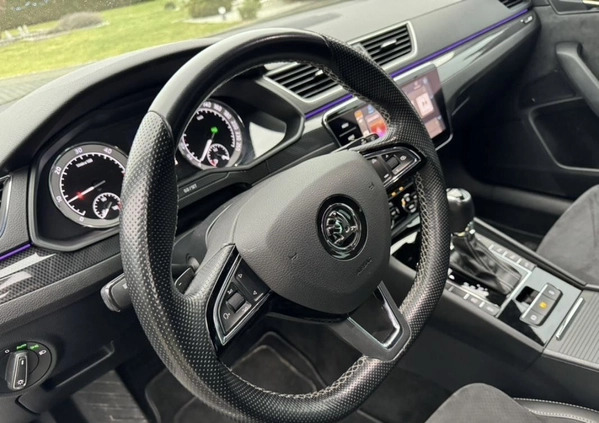 Skoda Superb cena 94900 przebieg: 206000, rok produkcji 2018 z Jeziorany małe 596